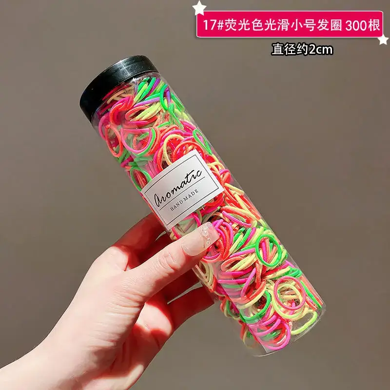 Baby Hair Elastic Bands 300pcs Rainbow Color - Image 8