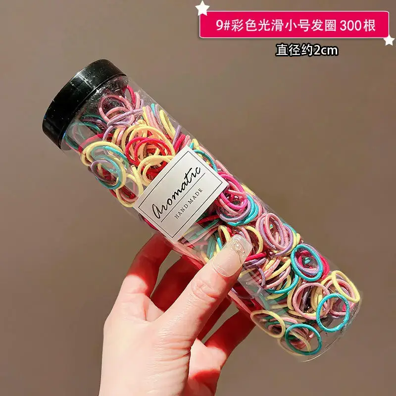 Baby Hair Elastic Bands 300pcs Rainbow Color - Image 9