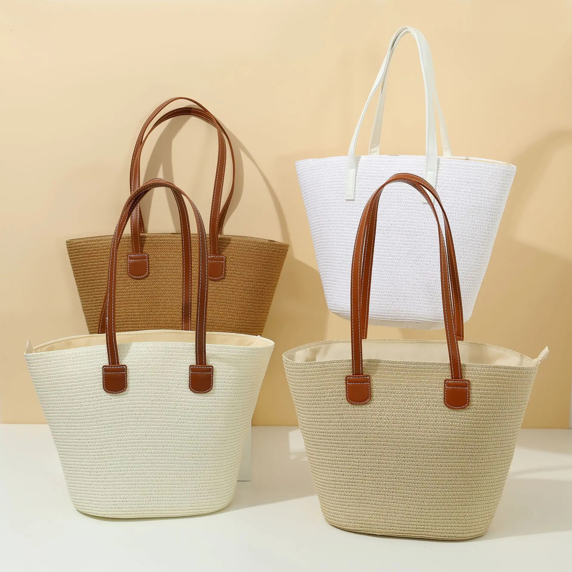 Women Large Straw Shoulder Bag 2026 Summer — feature 6