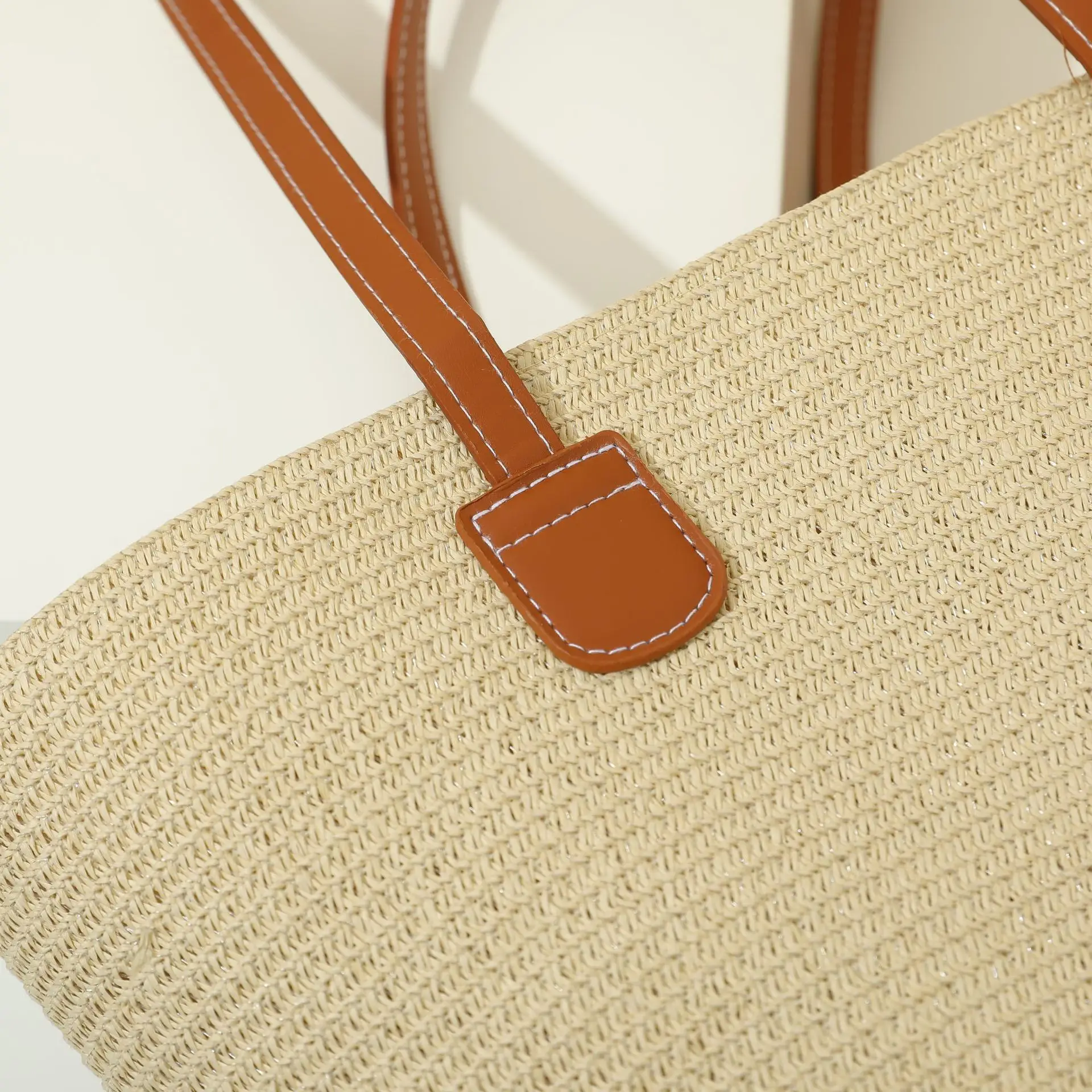 Women Large Straw Shoulder Bag 2026 Summer — feature 9