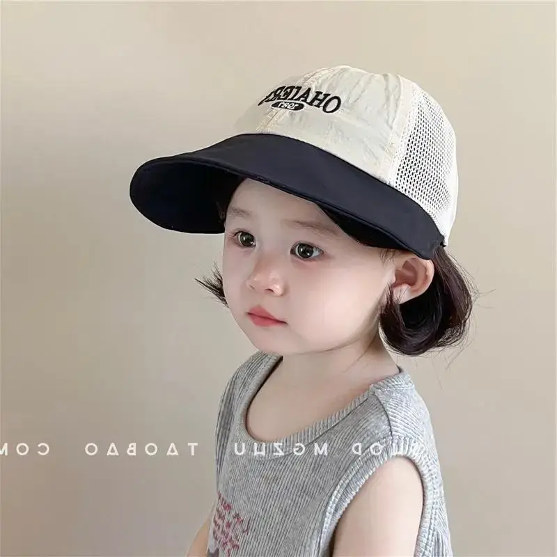 Kids Mesh Cap Fisherman's Hat Big Brim Cap - Image 5