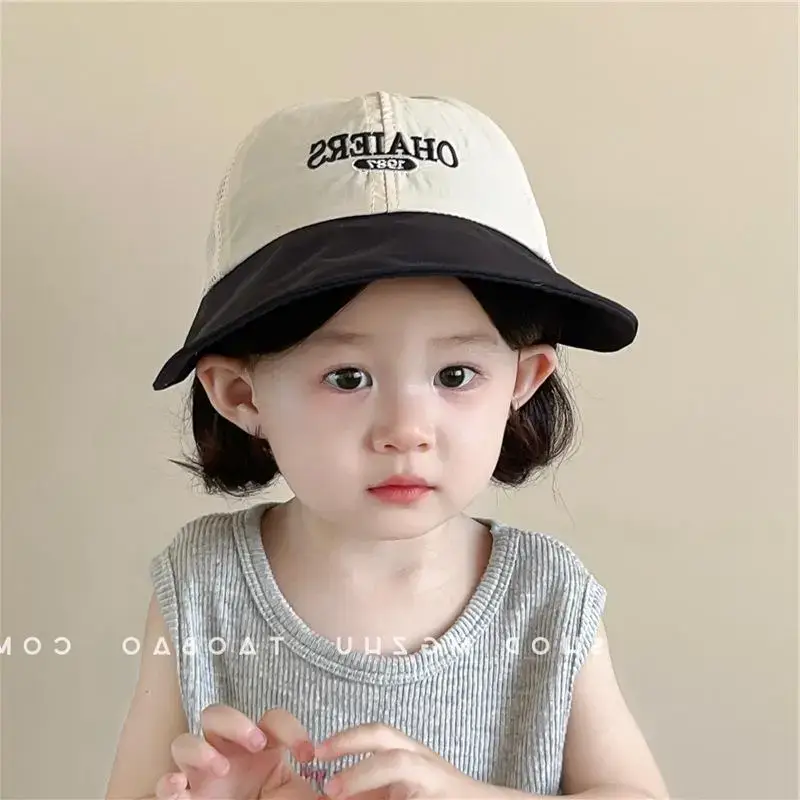 Kids Mesh Cap Fisherman's Hat Big Brim Cap - Image 6