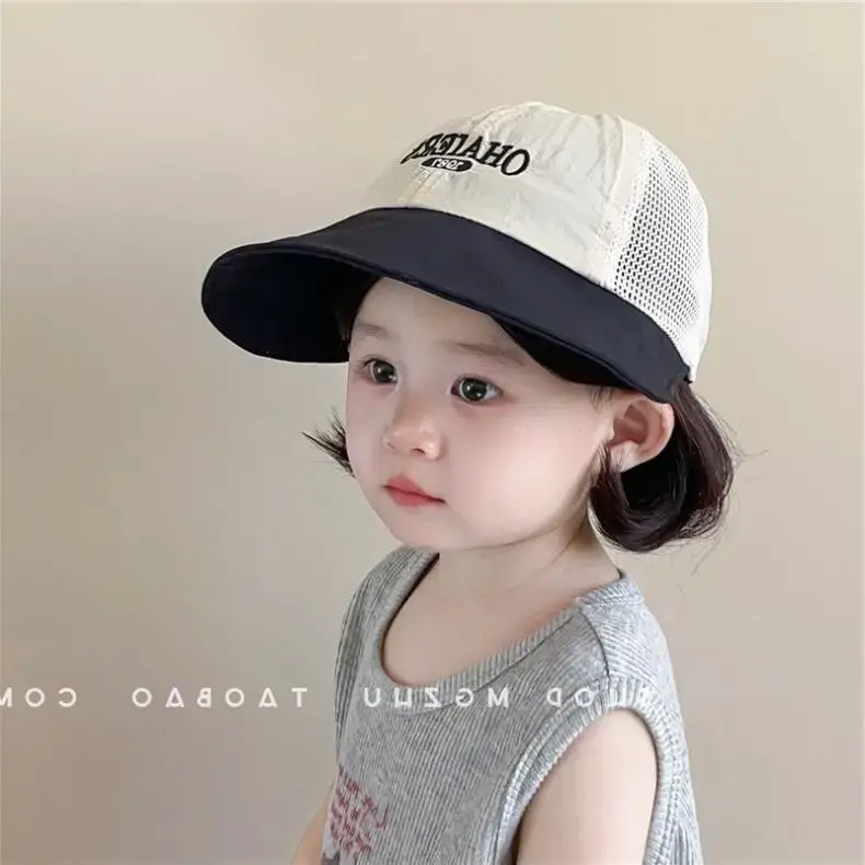 Kids Mesh Cap Fisherman's Hat Big Brim Cap — feature 1