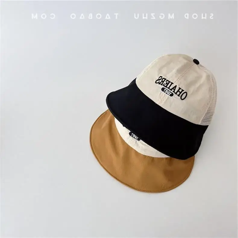 Kids Mesh Cap Fisherman's Hat Big Brim Cap — feature 10