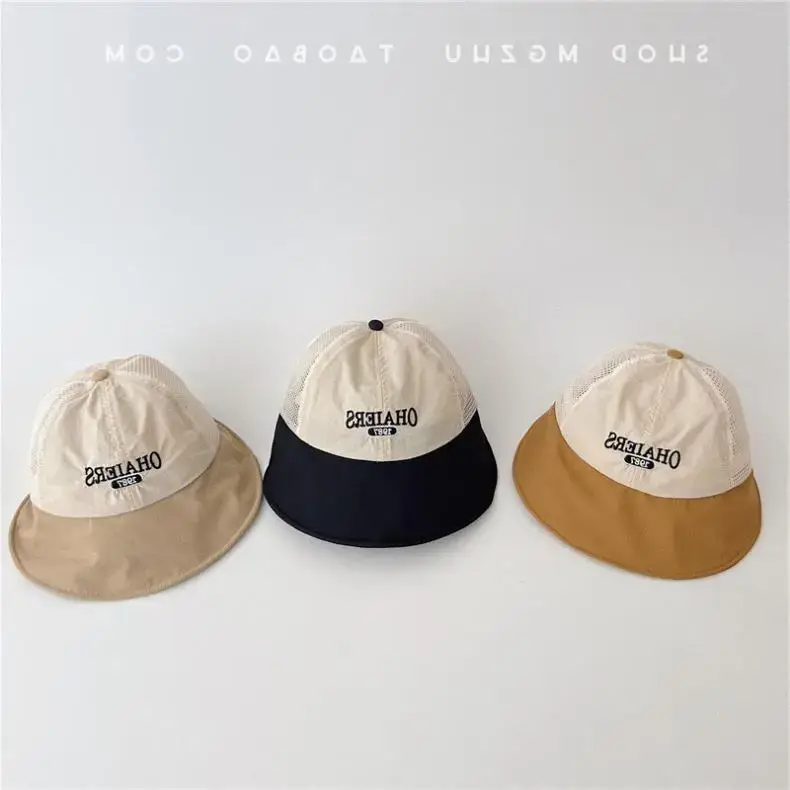 Kids Mesh Cap Fisherman's Hat Big Brim Cap — feature 12