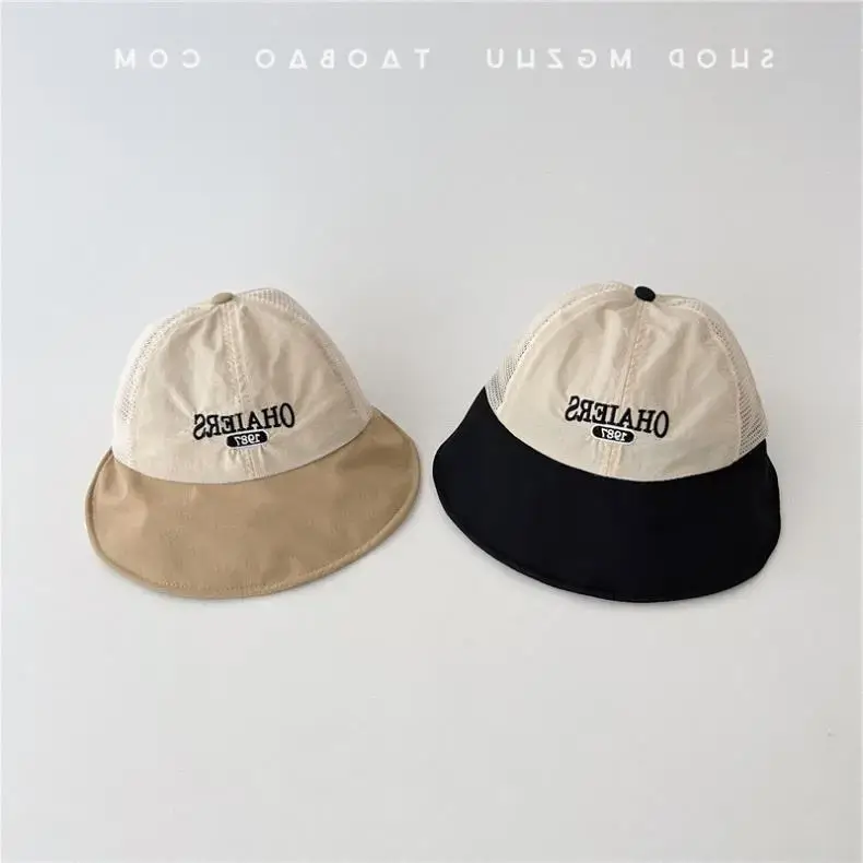 Kids Mesh Cap Fisherman's Hat Big Brim Cap — feature 9