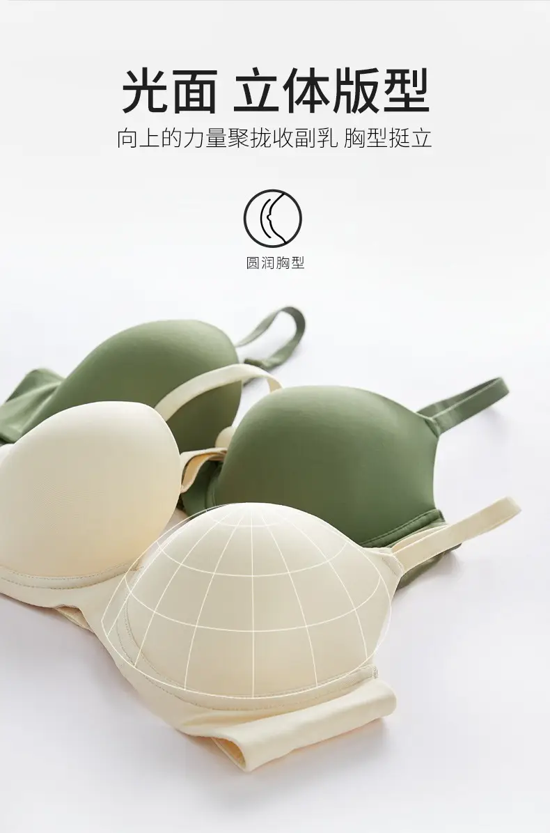 Large Bust Minimizing Seamless Bra for Women, Summer Thin Style, Anti-Sagging, Underwire, Plus Size Bra — feature 12