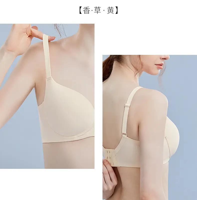 Large Bust Minimizing Seamless Bra for Women, Summer Thin Style, Anti-Sagging, Underwire, Plus Size Bra — feature 17