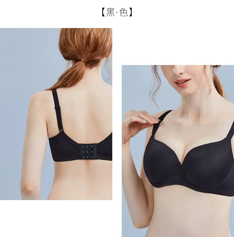 Large Bust Minimizing Seamless Bra for Women, Summer Thin Style, Anti-Sagging, Underwire, Plus Size Bra — feature 21