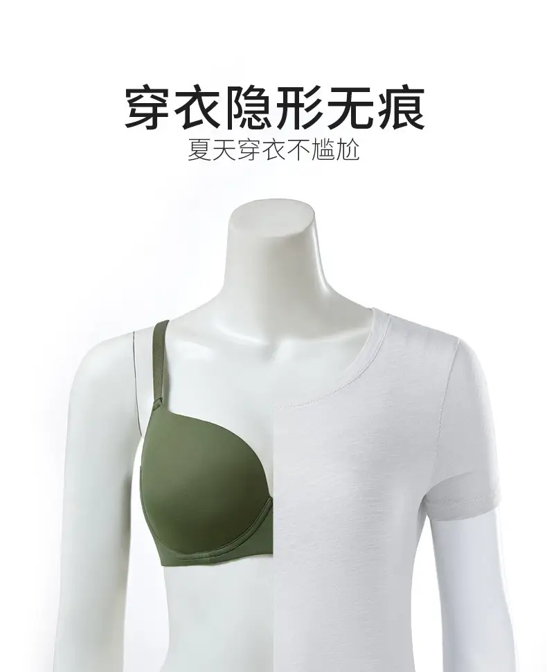 Large Bust Minimizing Seamless Bra for Women, Summer Thin Style, Anti-Sagging, Underwire, Plus Size Bra — feature 4
