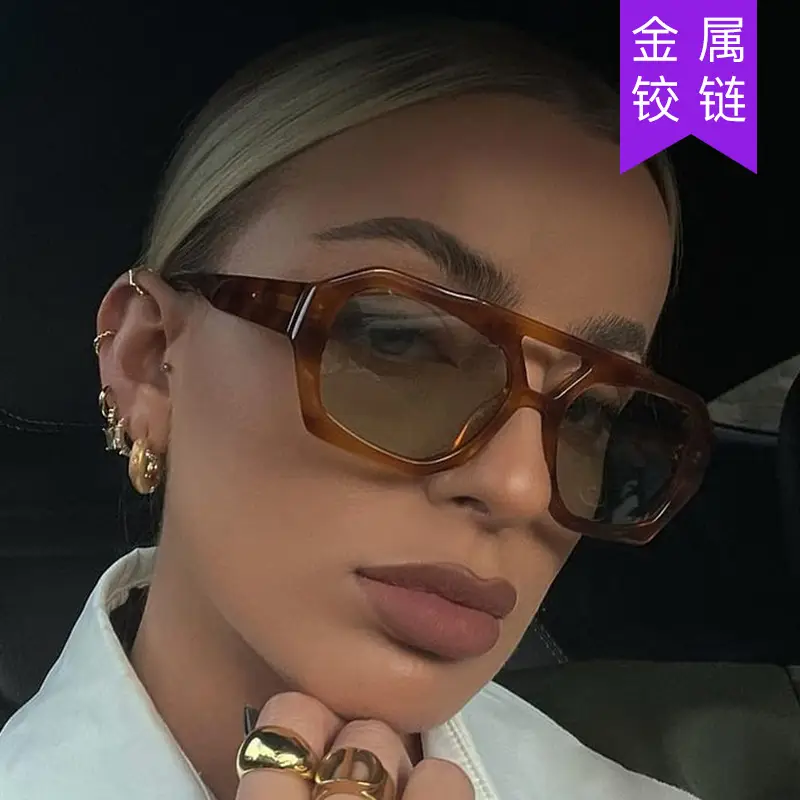 Women's Pink Sunglasses European American Fashion - Image 17