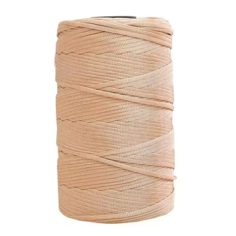 Mercerized Cotton and Linen Ice Silk Thread Handmade Summer Hat Hook Hat Cushion Bag Shoes Flat with Thread Wholesale Colorful Yarn
