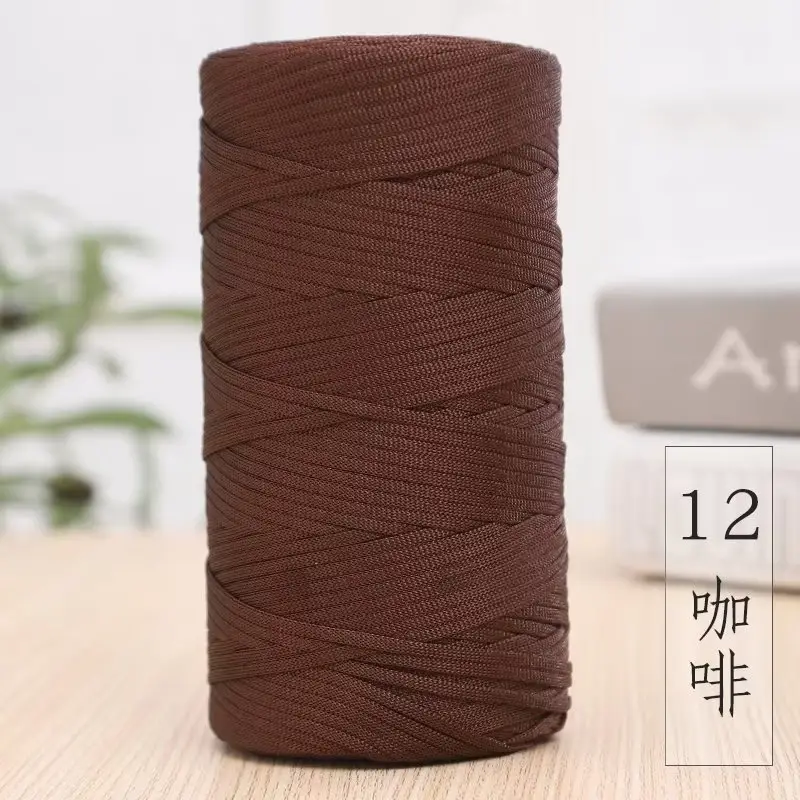 Mercerized Cotton and Linen Ice Silk Thread Handmade Summer Hat Hook Hat Cushion Bag Shoes Flat with Thread Wholesale Colorful Yarn