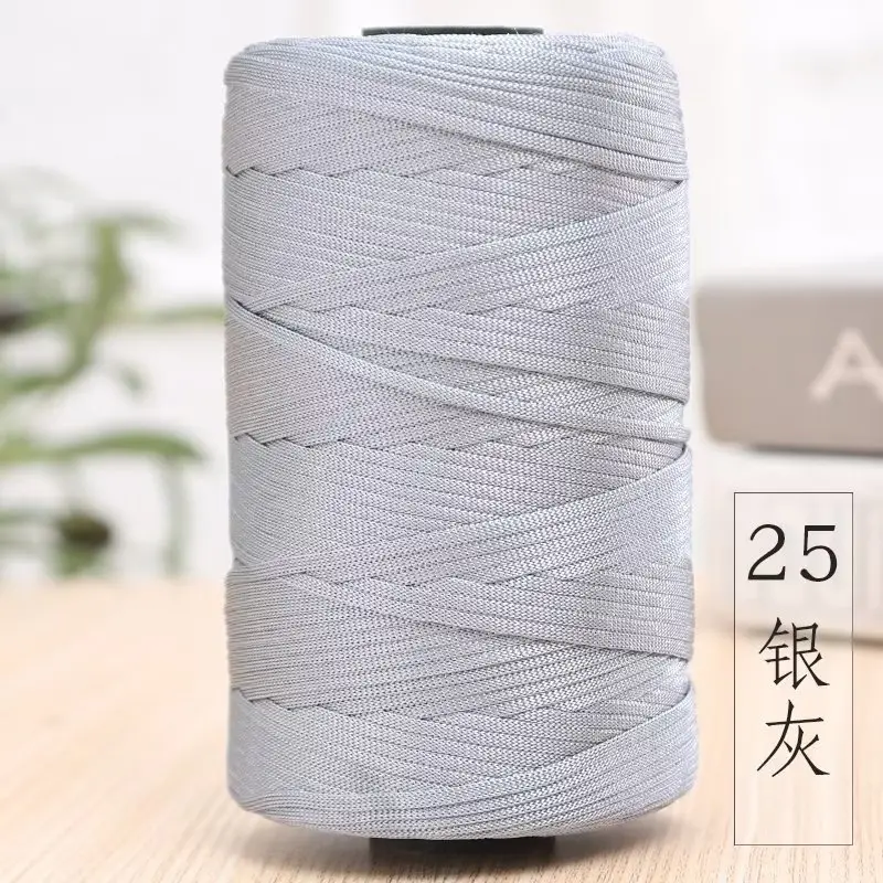 Mercerized Cotton and Linen Ice Silk Thread Handmade Summer Hat Hook Hat Cushion Bag Shoes Flat with Thread Wholesale Colorful Yarn