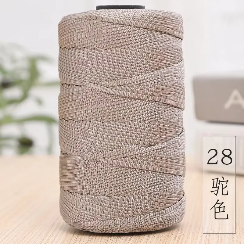 Mercerized Cotton and Linen Ice Silk Thread Handmade Summer Hat Hook Hat Cushion Bag Shoes Flat with Thread Wholesale Colorful Yarn