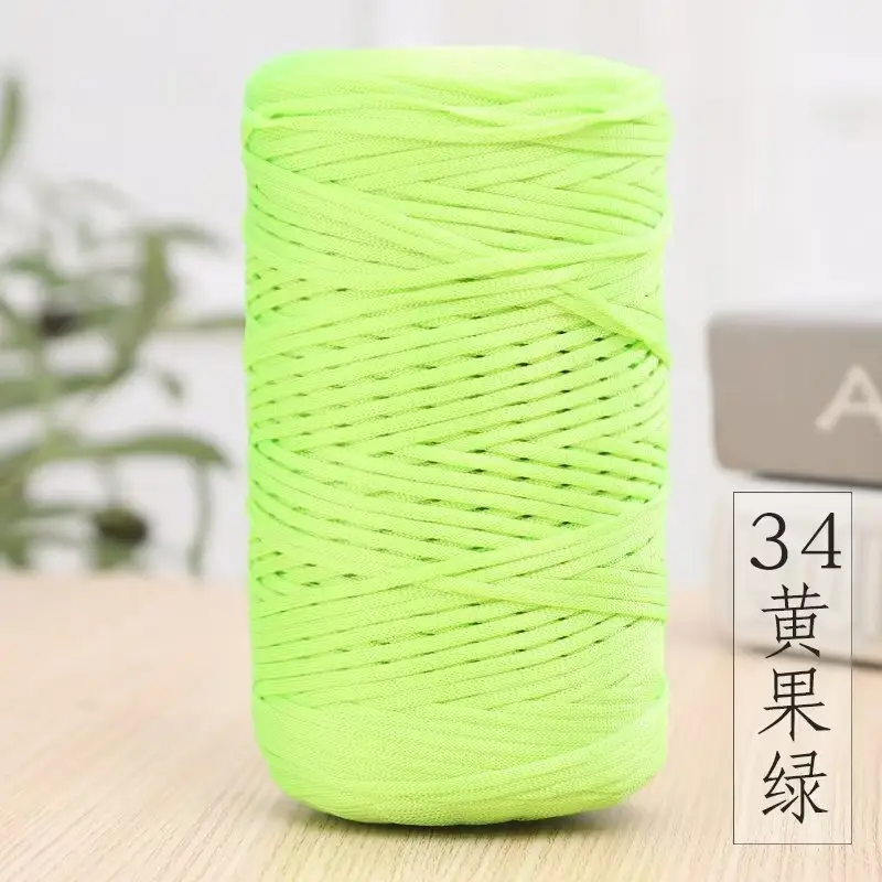 Mercerized Cotton and Linen Ice Silk Thread Handmade Summer Hat Hook Hat Cushion Bag Shoes Flat with Thread Wholesale Colorful Yarn