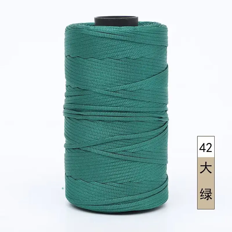 Mercerized Cotton and Linen Ice Silk Thread Handmade Summer Hat Hook Hat Cushion Bag Shoes Flat with Thread Wholesale Colorful Yarn