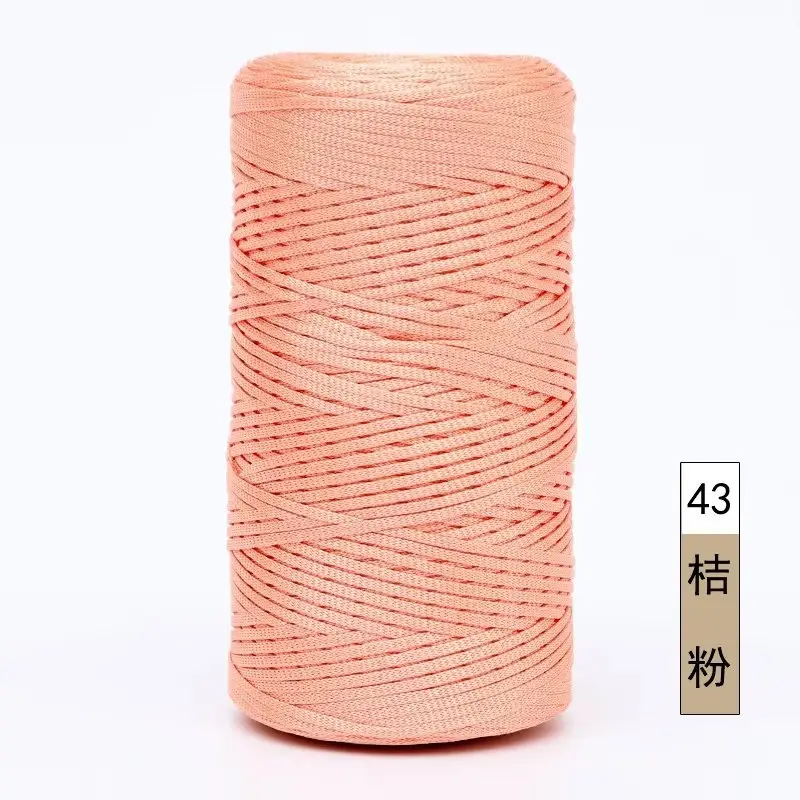 Mercerized Cotton and Linen Ice Silk Thread Handmade Summer Hat Hook Hat Cushion Bag Shoes Flat with Thread Wholesale Colorful Yarn