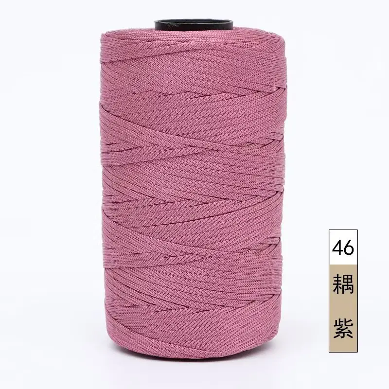 Mercerized Cotton and Linen Ice Silk Thread Handmade Summer Hat Hook Hat Cushion Bag Shoes Flat with Thread Wholesale Colorful Yarn