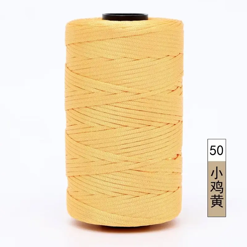 Mercerized Cotton and Linen Ice Silk Thread Handmade Summer Hat Hook Hat Cushion Bag Shoes Flat with Thread Wholesale Colorful Yarn