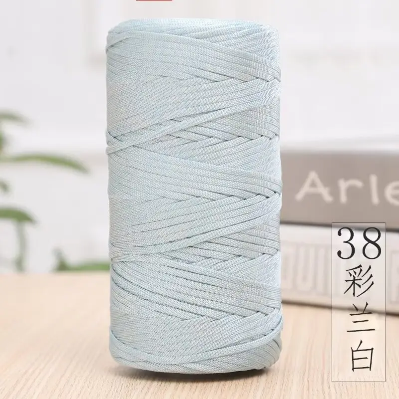 Mercerized Cotton and Linen Ice Silk Thread Handmade Summer Hat Hook Hat Cushion Bag Shoes Flat with Thread Wholesale Colorful Yarn