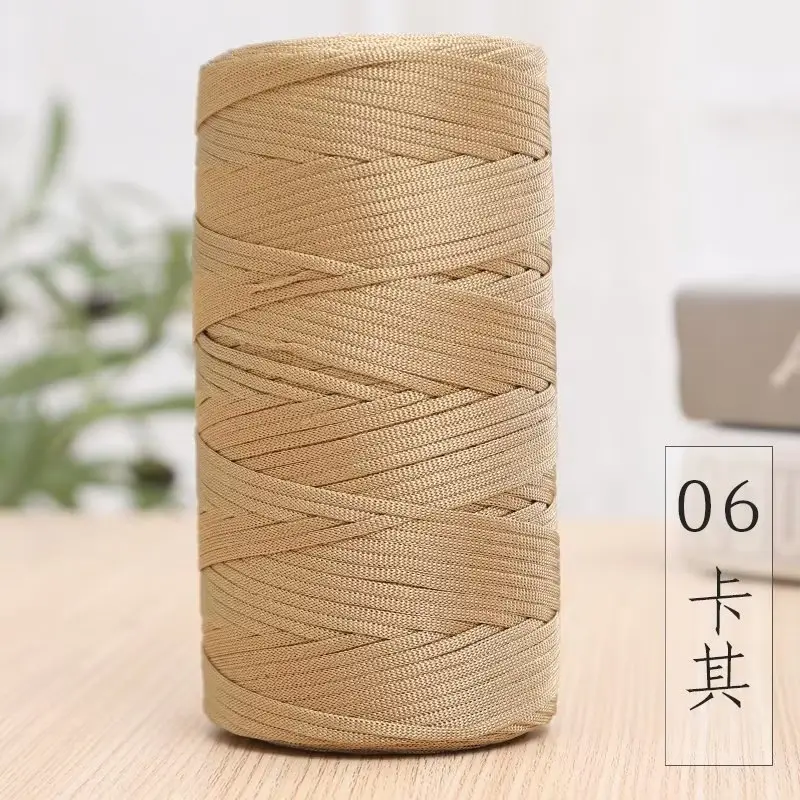 Mercerized Cotton and Linen Ice Silk Thread Handmade Summer Hat Hook Hat Cushion Bag Shoes Flat with Thread Wholesale Colorful Yarn