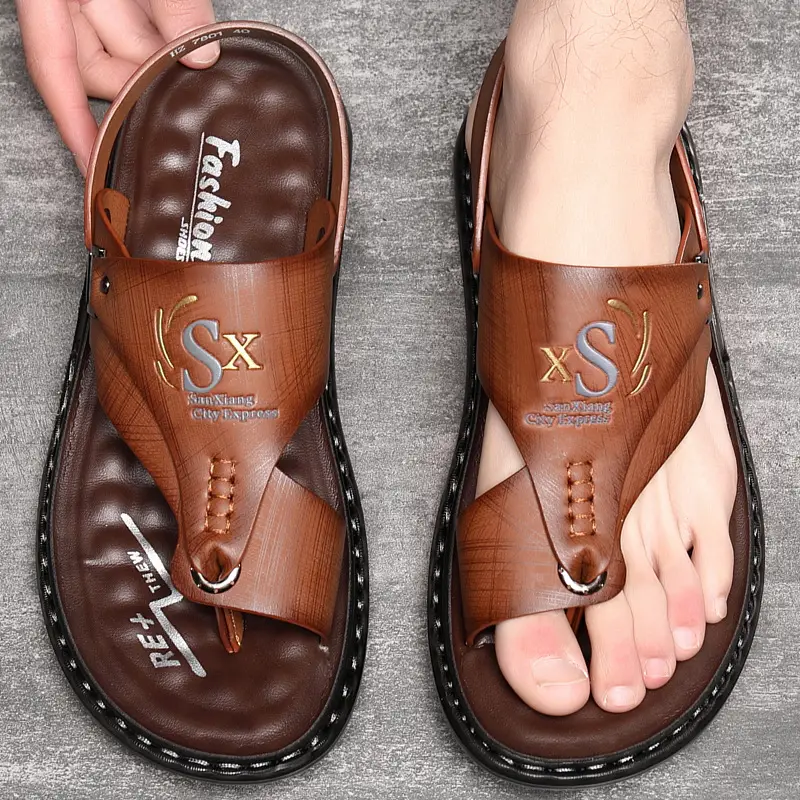 Men's sandals wholesale summer non-slip beach shoes men's foreign trade plus size new flip-flops casual outdoor sandals - Image 6