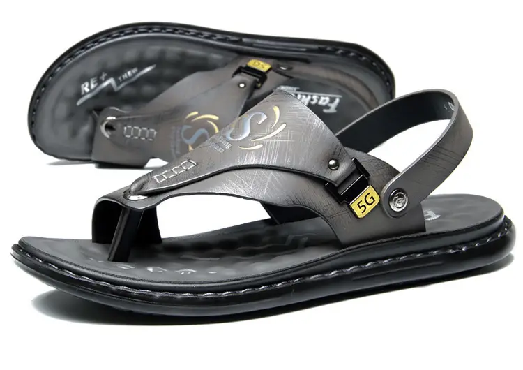 Men's sandals wholesale summer non-slip beach shoes men's foreign trade plus size new flip-flops casual outdoor sandals — feature 29