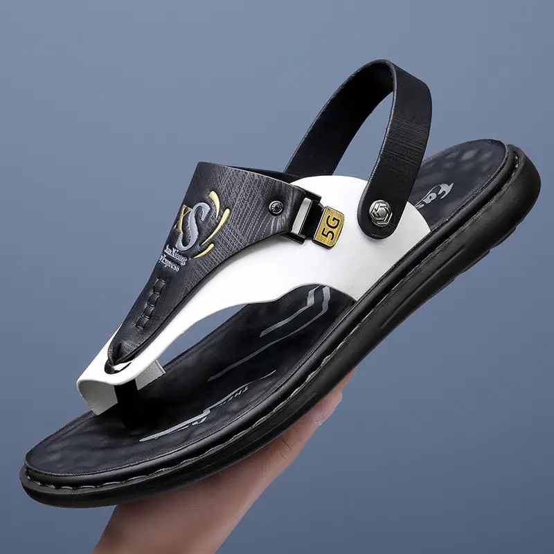 Men's sandals wholesale summer non-slip beach shoes men's foreign trade plus size new flip-flops casual outdoor sandals — feature 41