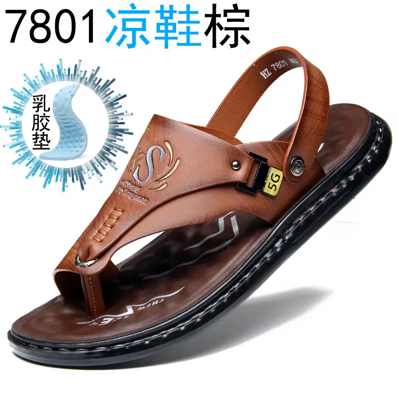 Men's sandals wholesale summer non-slip beach shoes men's foreign trade plus size new flip-flops casual outdoor sandals - Image 3