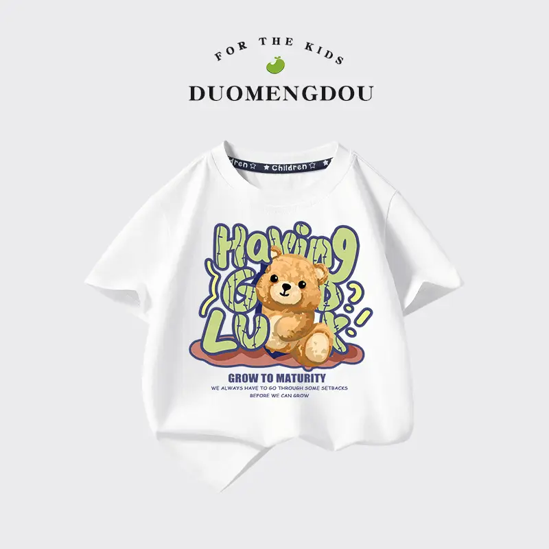 Boys Dinosaur Graphic T-Shirt Blue 2025 Summer