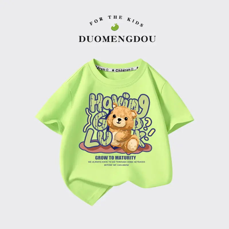 Boys Dinosaur Graphic T-Shirt Blue 2025 Summer