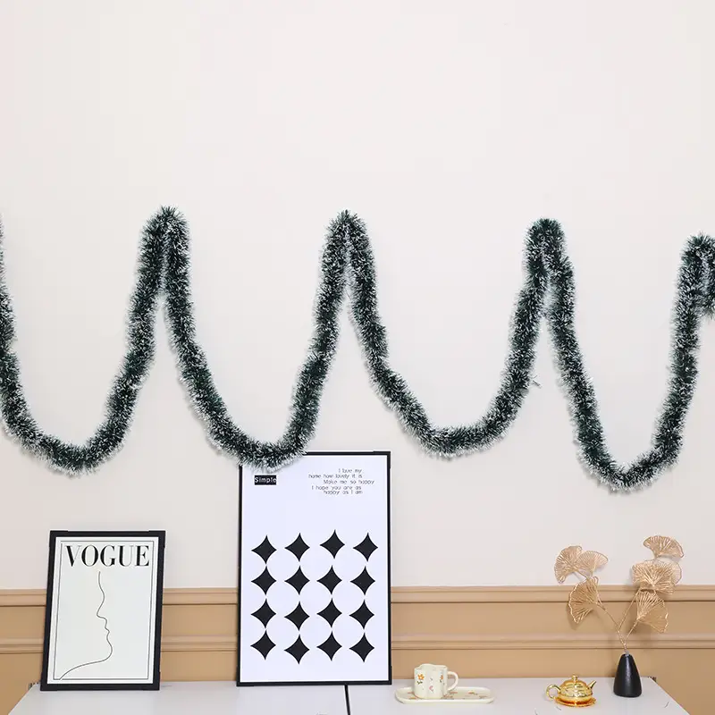 Cross-Country Christmas Tree Decor with Red Bow & Strip Tops — feature 10