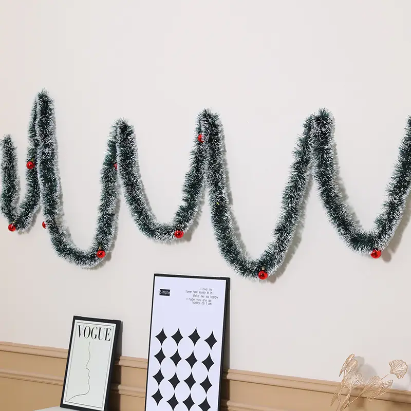 Cross-Country Christmas Tree Decor with Red Bow & Strip Tops — feature 4