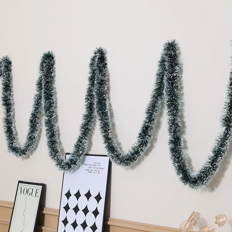 Cross-Country Christmas Tree Decor with Red Bow & Strip Tops — feature 5