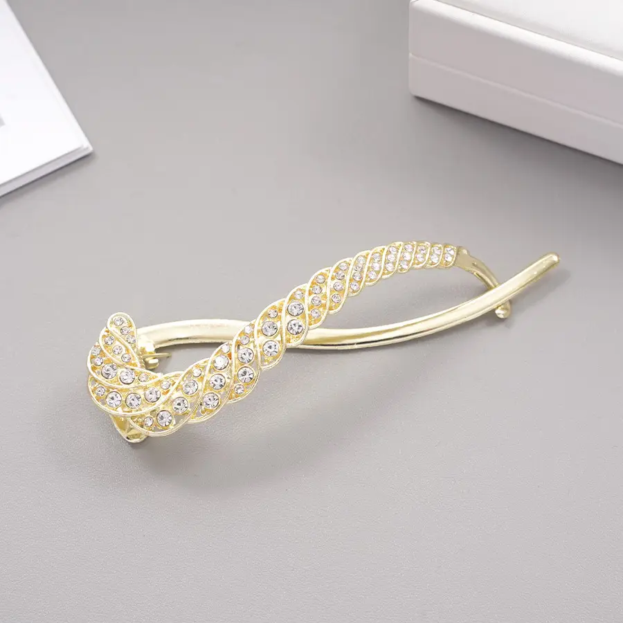 Pearl Fish Tassel Hair Clip with High Sense Tassel