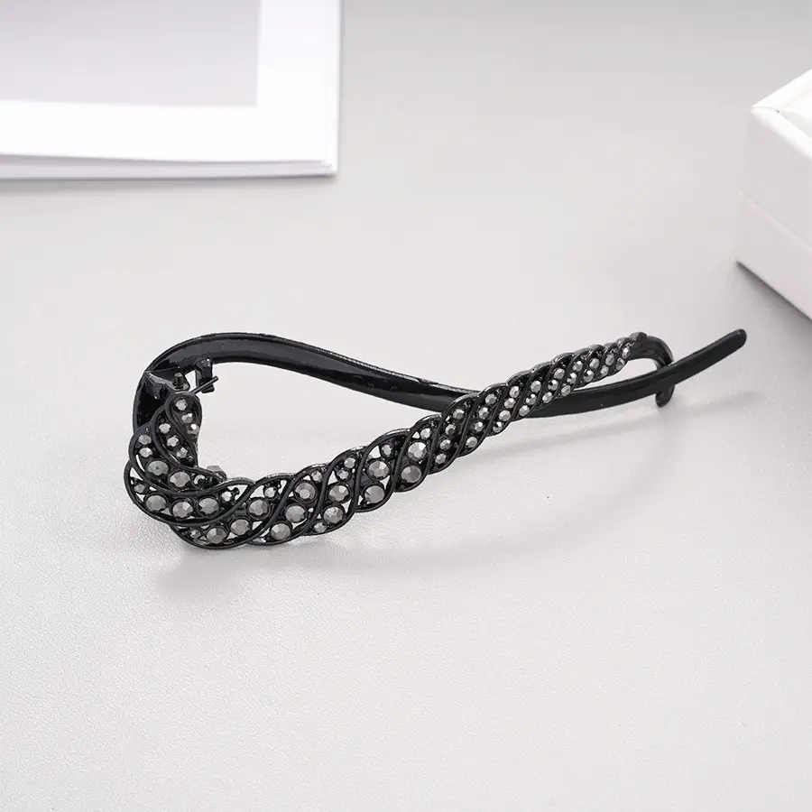 Pearl Fish Tassel Hair Clip with High Sense Tassel