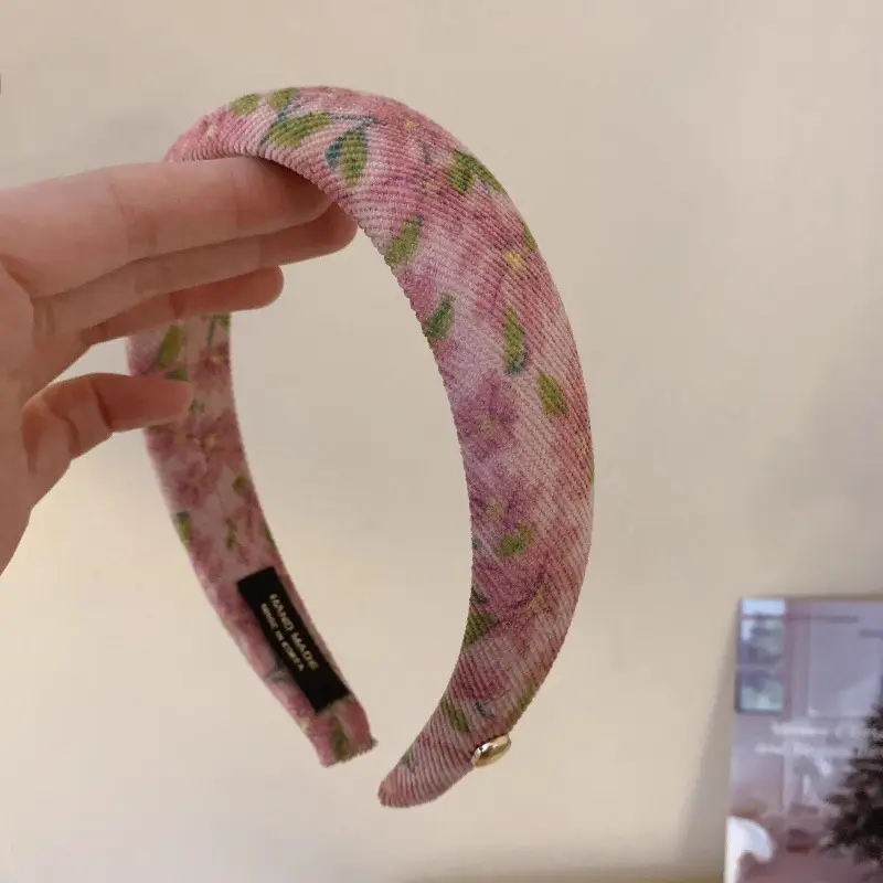 French Style Floral Hair Band for Women 2024 - Image 4