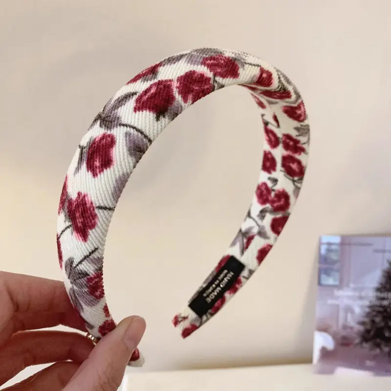 French Style Floral Hair Band for Women 2024 - Image 3