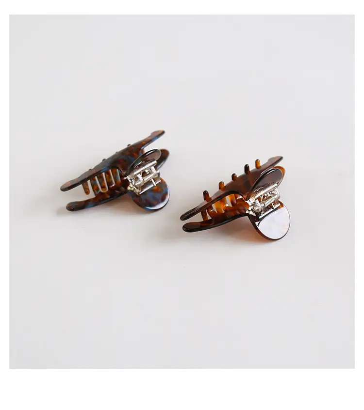 Peach 3001 Hair Ornament Acetic Acid Grip Clip — feature 10