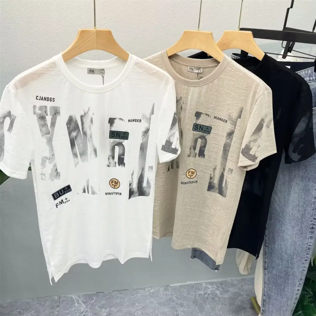 Men Printed Black T-Shirt Summer 2024 — feature 10