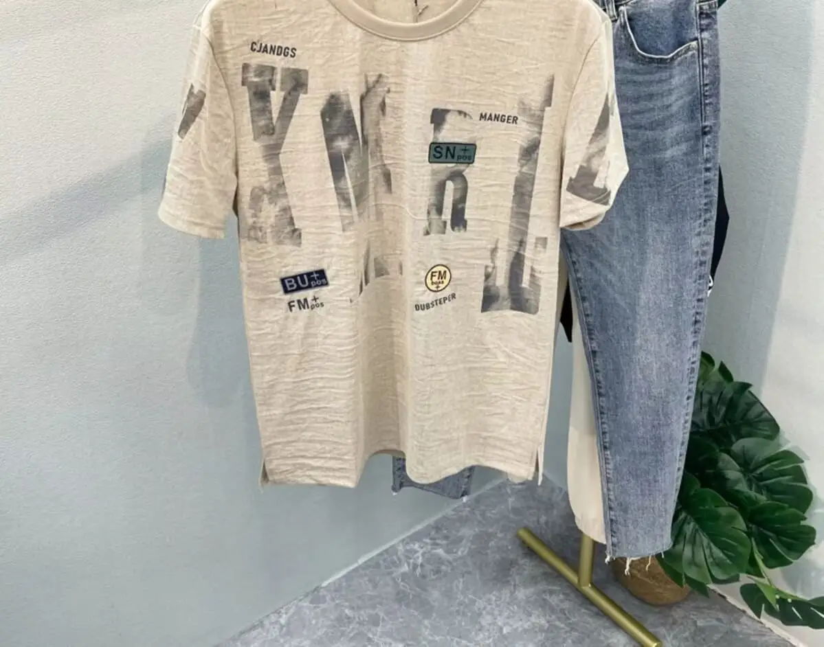 Men Printed Black T-Shirt Summer 2024 — feature 14