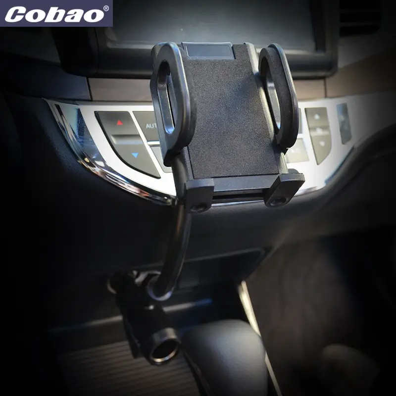 Dual USB Car Phone Holder 360 Rotating Universal Charging - Image 10