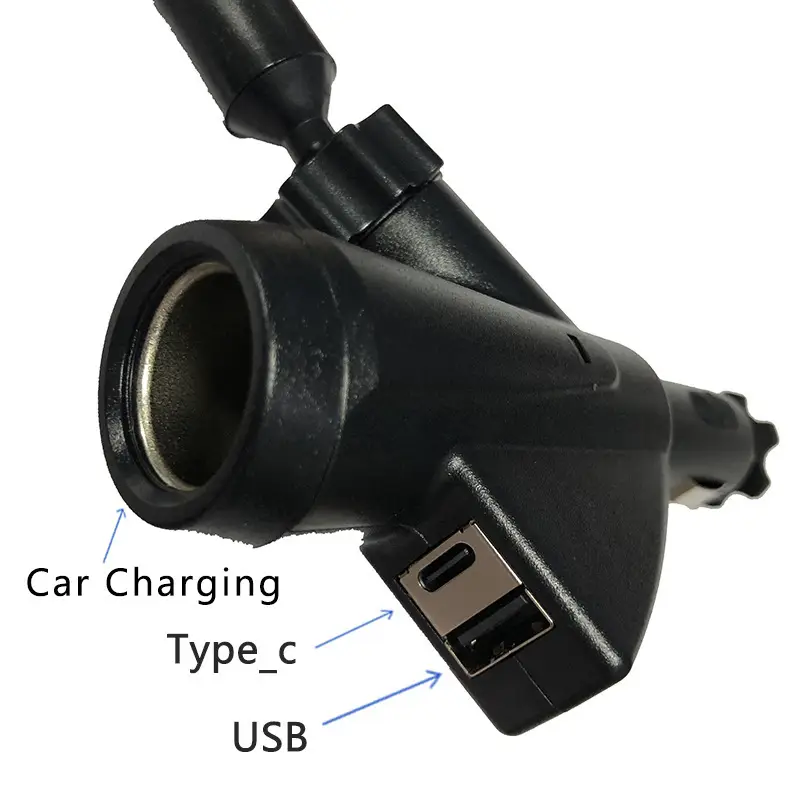 Dual USB Car Phone Holder 360 Rotating Universal Charging - Image 6