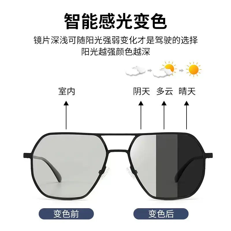 Men Polarized Sunglasses Night Vision Driver Driving - Image 8