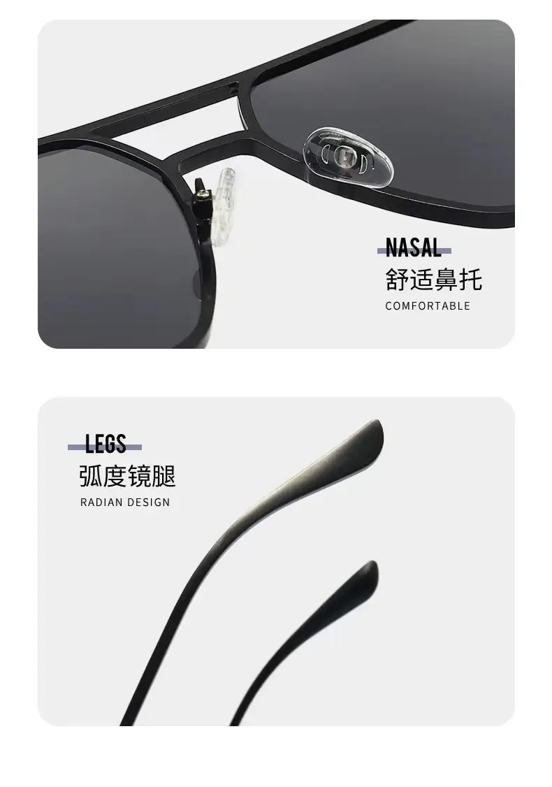 Men Polarized Sunglasses Night Vision Driver Driving β feature 9