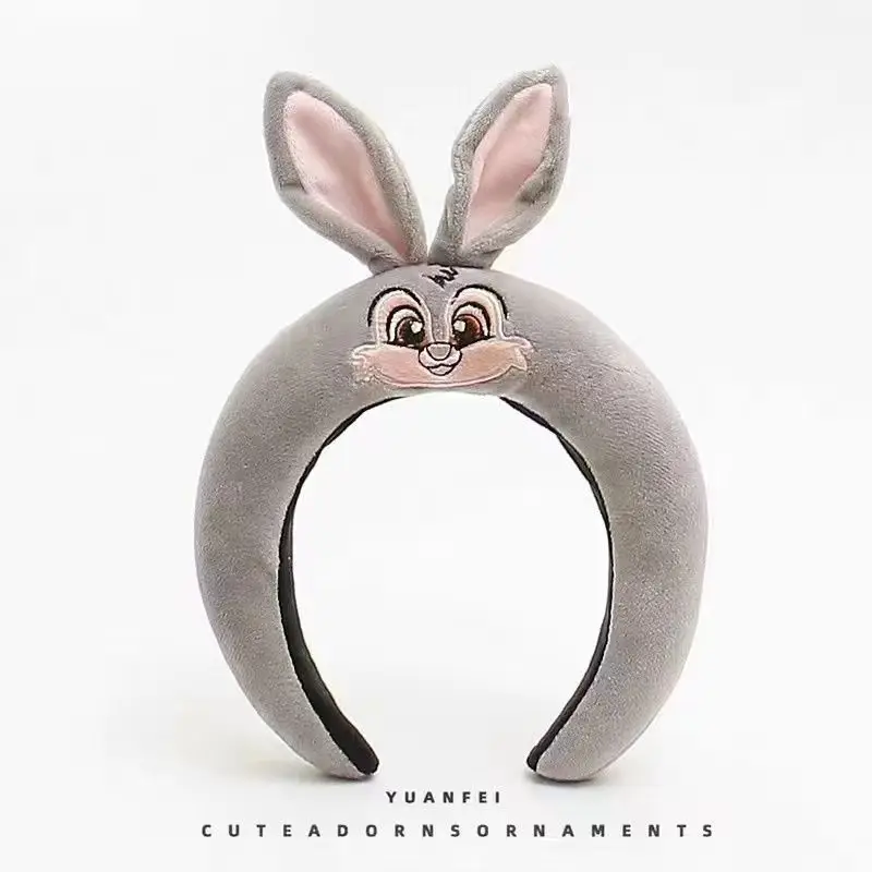 Rabbit Headband Blue Cartoon with Red Ears — feature 10