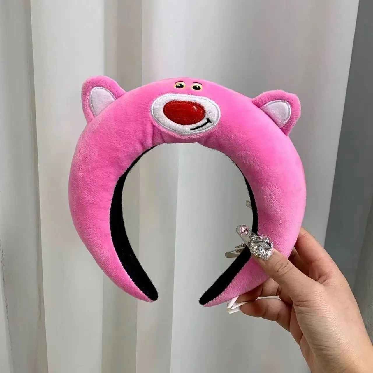 Rabbit Headband Blue Cartoon with Red Ears — feature 6