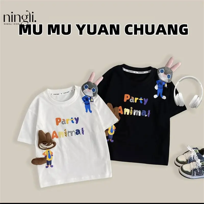 Ningli Boys Grey Polo T-Shirt Summer Wear - Image 6