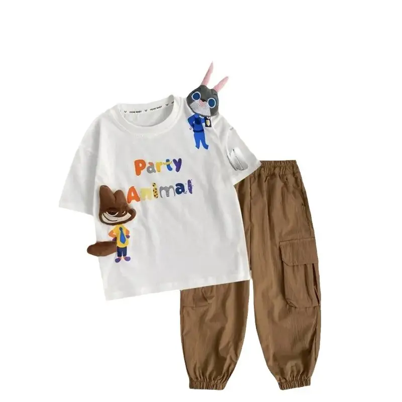 Ningli Boys Grey Polo T-Shirt Summer Wear - Image 7